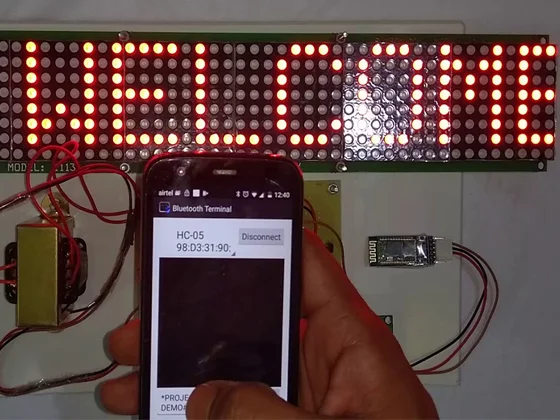 Android Controlled Notice Board Project thumb (1)